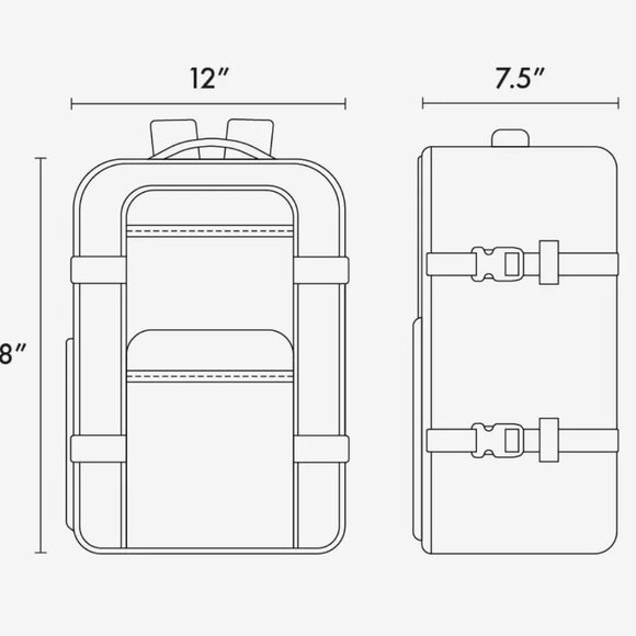 Calpak Terra 26L Duffel Backpack Dragonfruit color – Excellent Condition - Picture 9 of 9